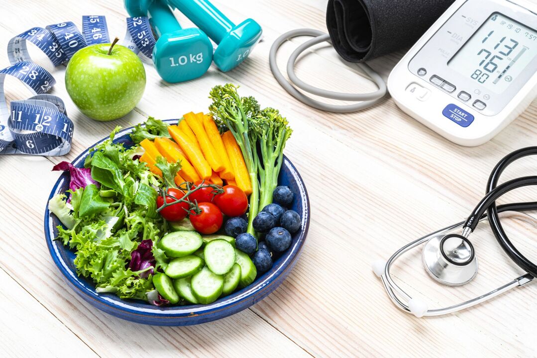 Une nutrition saine rationnelle aidera à éviter le développement de l'hypertension